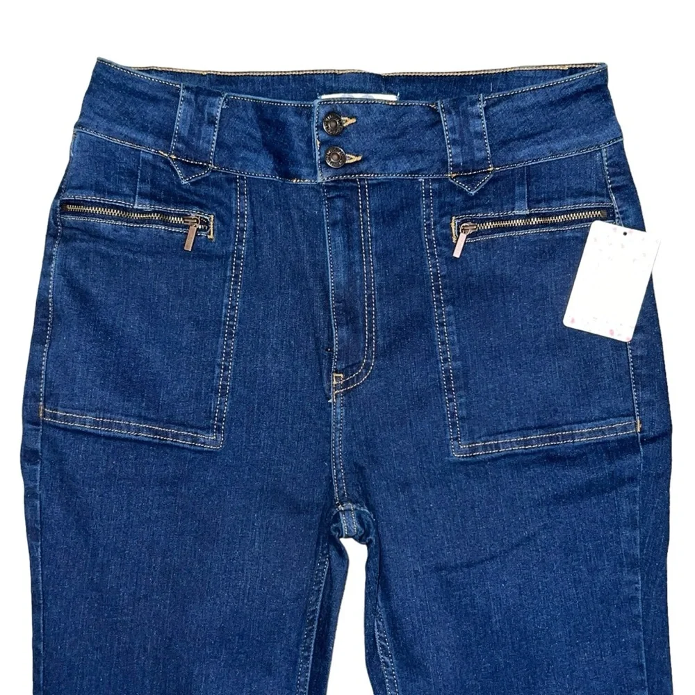 32 NEW We the Free People Layla Flare Bell Bottom Stretchy High Waist Jeans